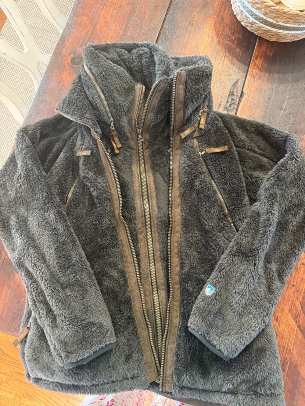 Kuhl Men's Plush Lined Jacket in Black and Brown